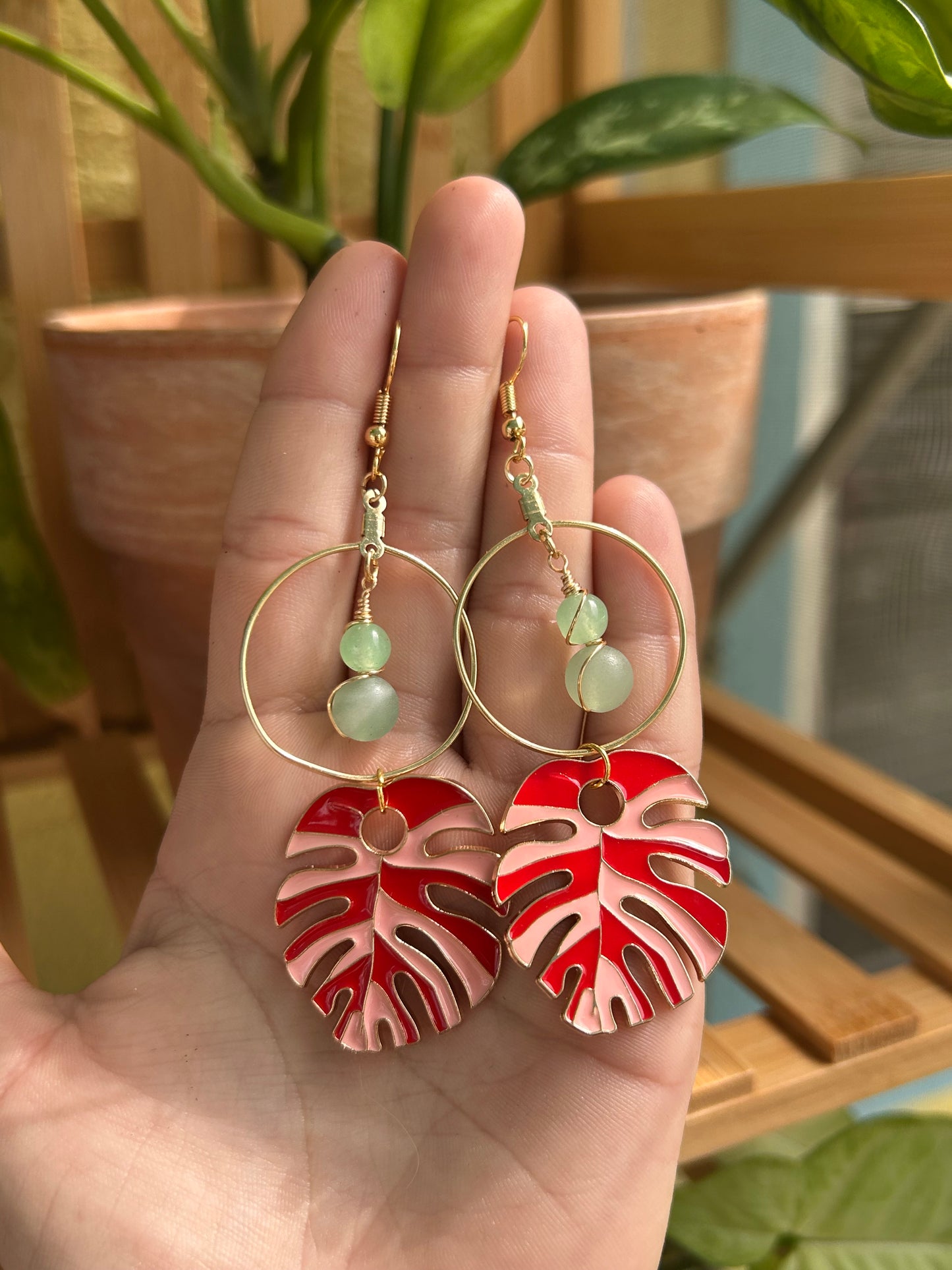 Plant Lady Hoop Earrings