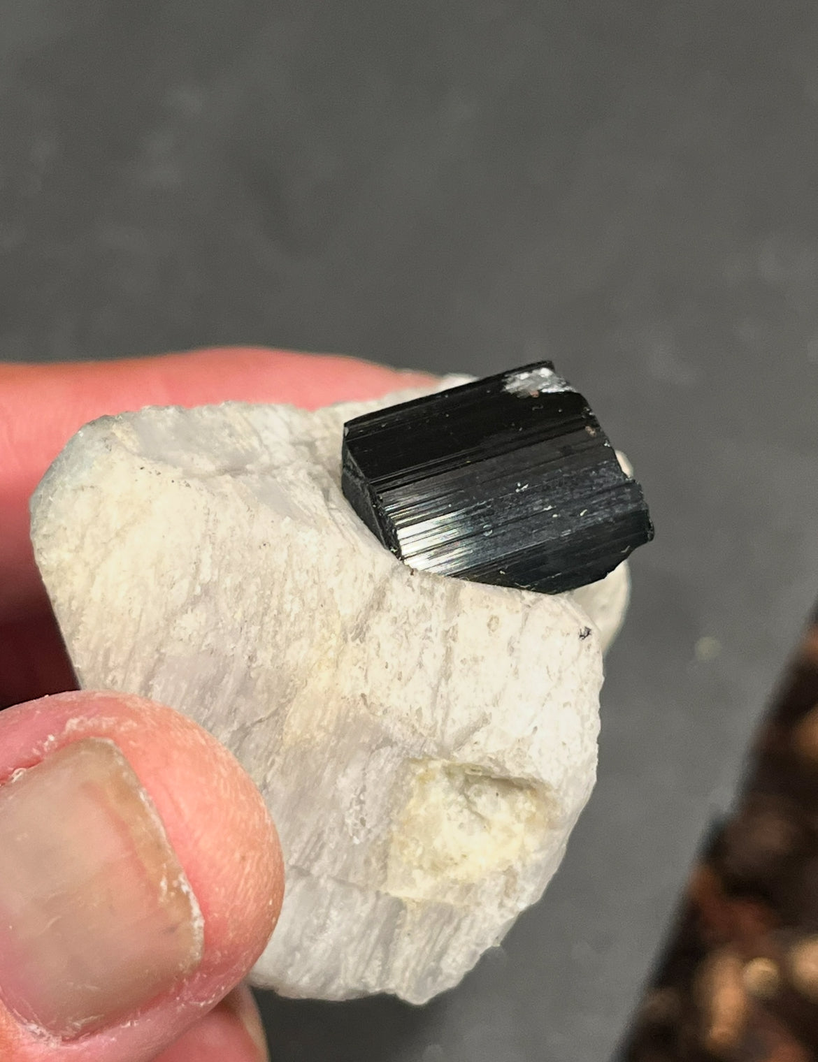Black Tourmaline Specimen