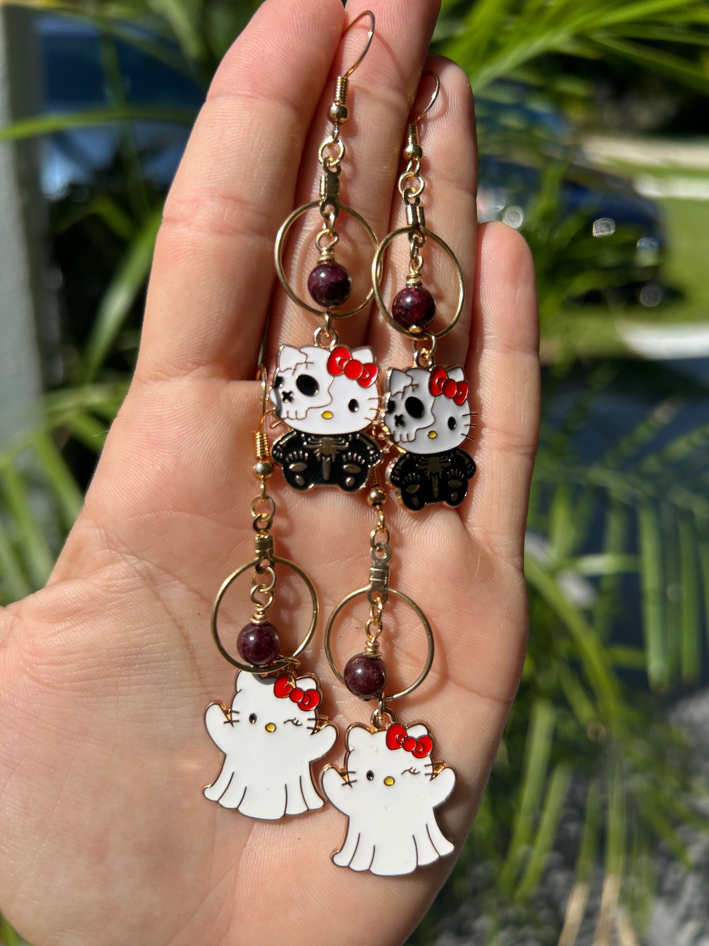 Halloween Kitty Earrings