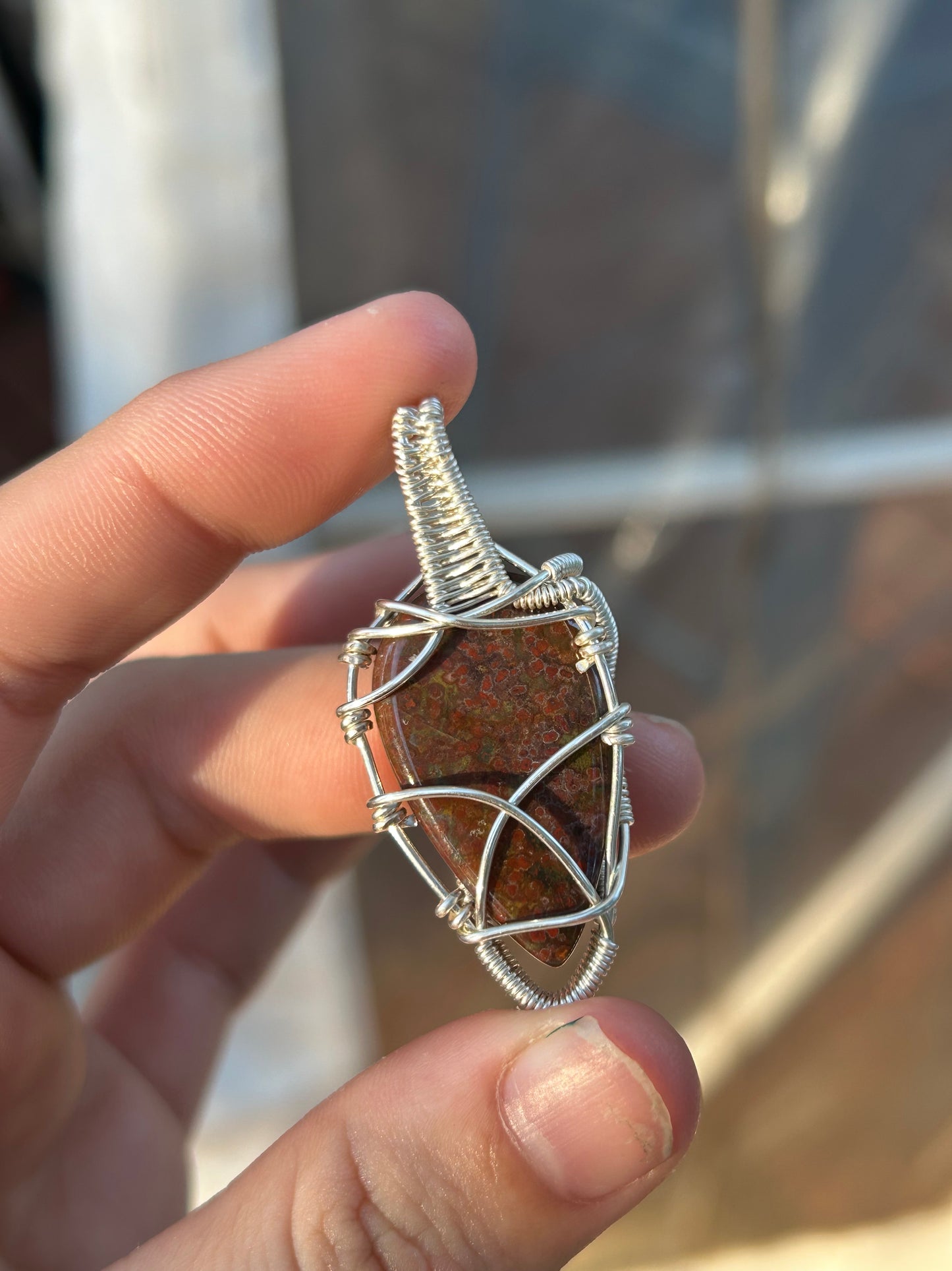 Bloodstone Jasper Necklace