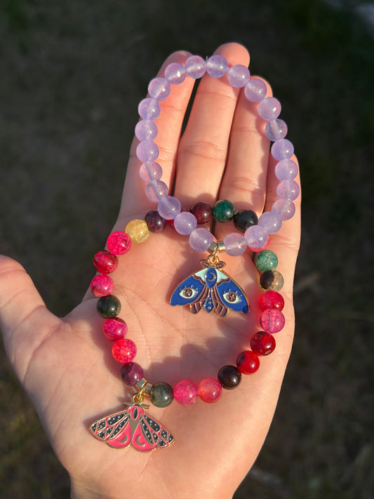 Lunar Moth Bracelets