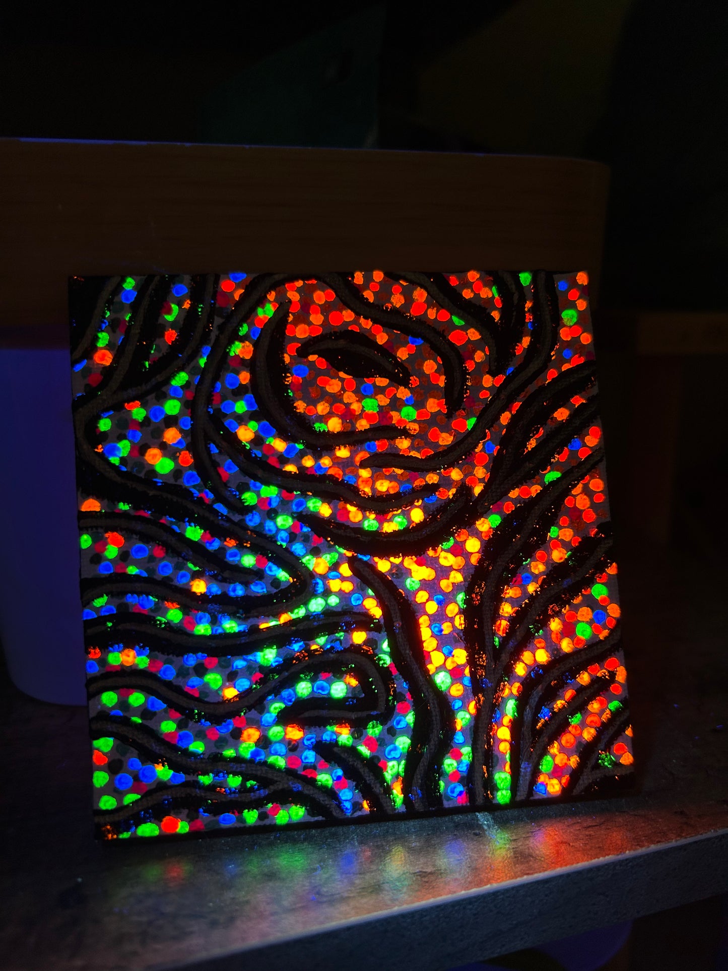 Blacklight Portal Painting
