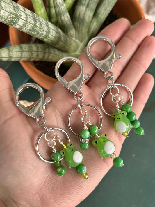 Funky Frog Keychains