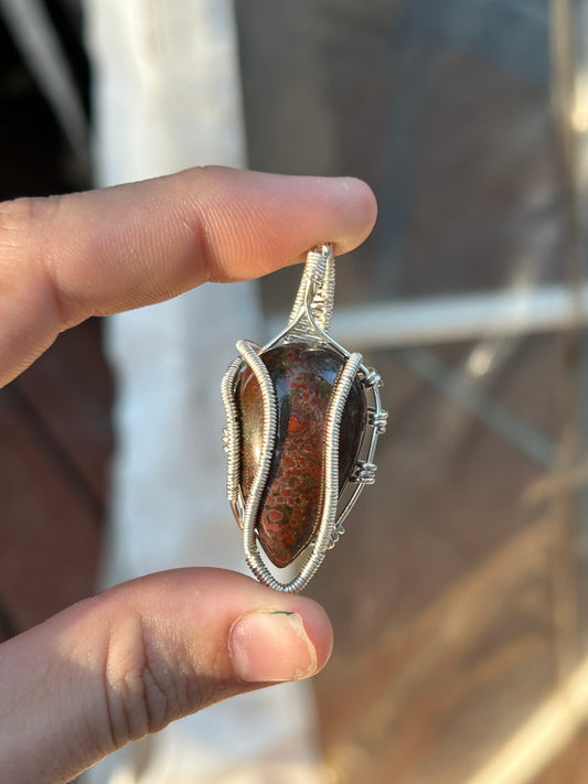 Bloodstone Jasper Necklace