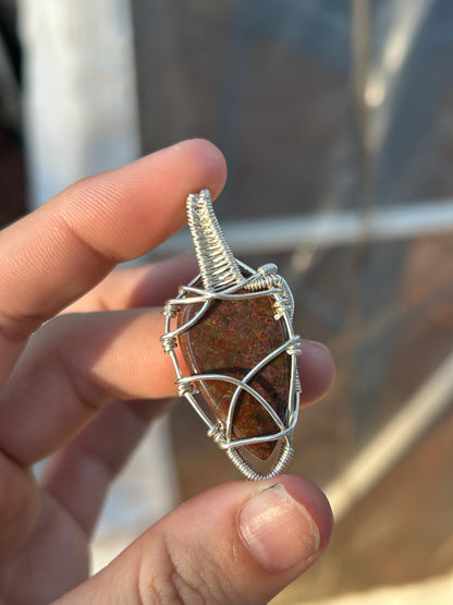 Bloodstone Jasper Necklace