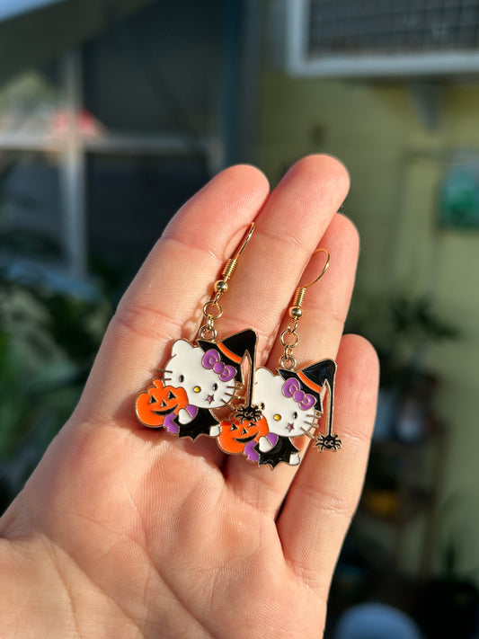 Witchy Kitty Earrings