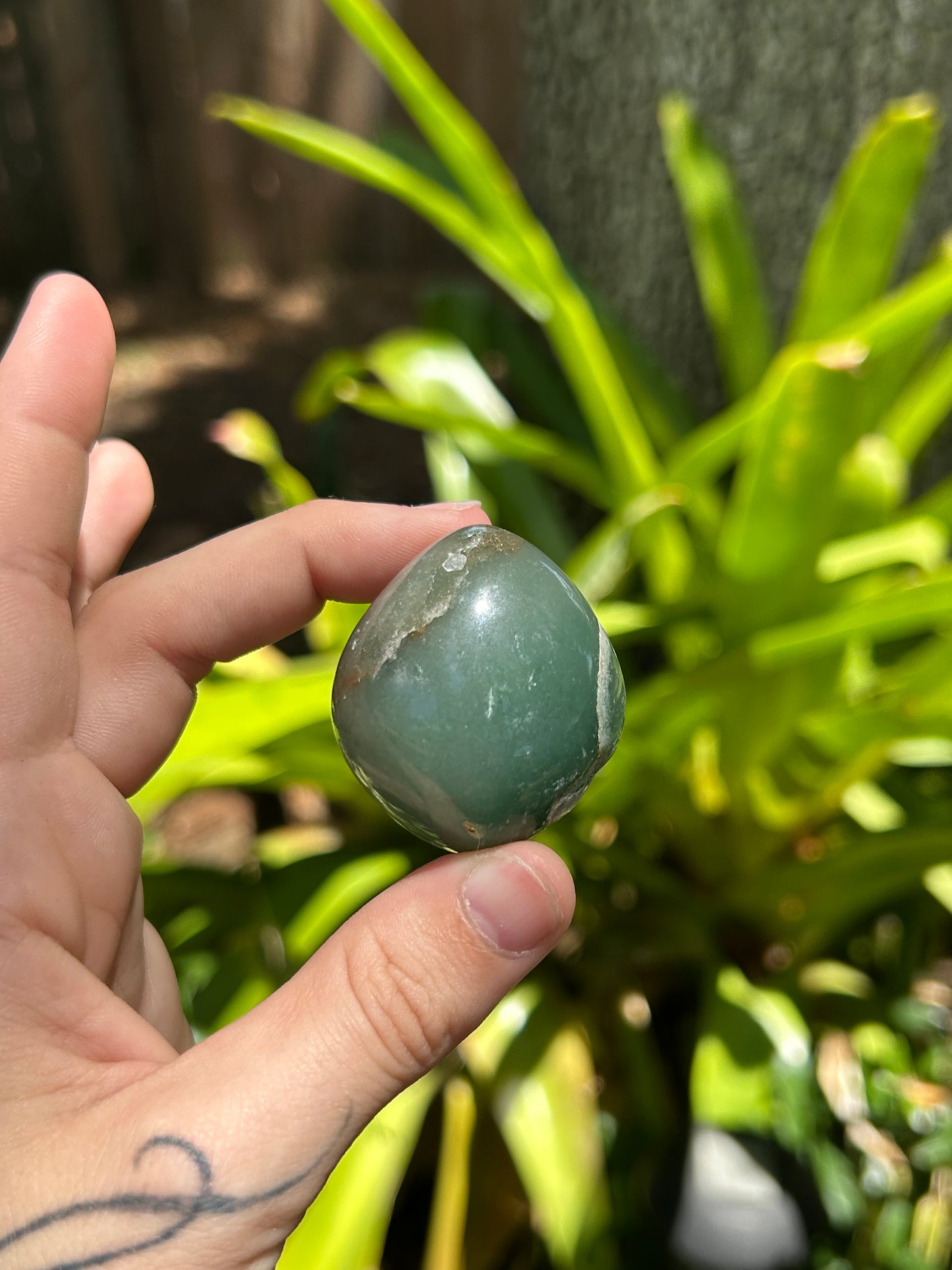 Green Calcite Tumble